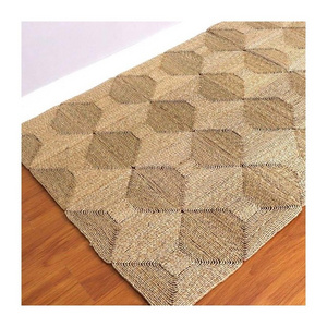 Long foldable runner rug in corridor cheapest price quality custom mat seagrass runner rugs modern style