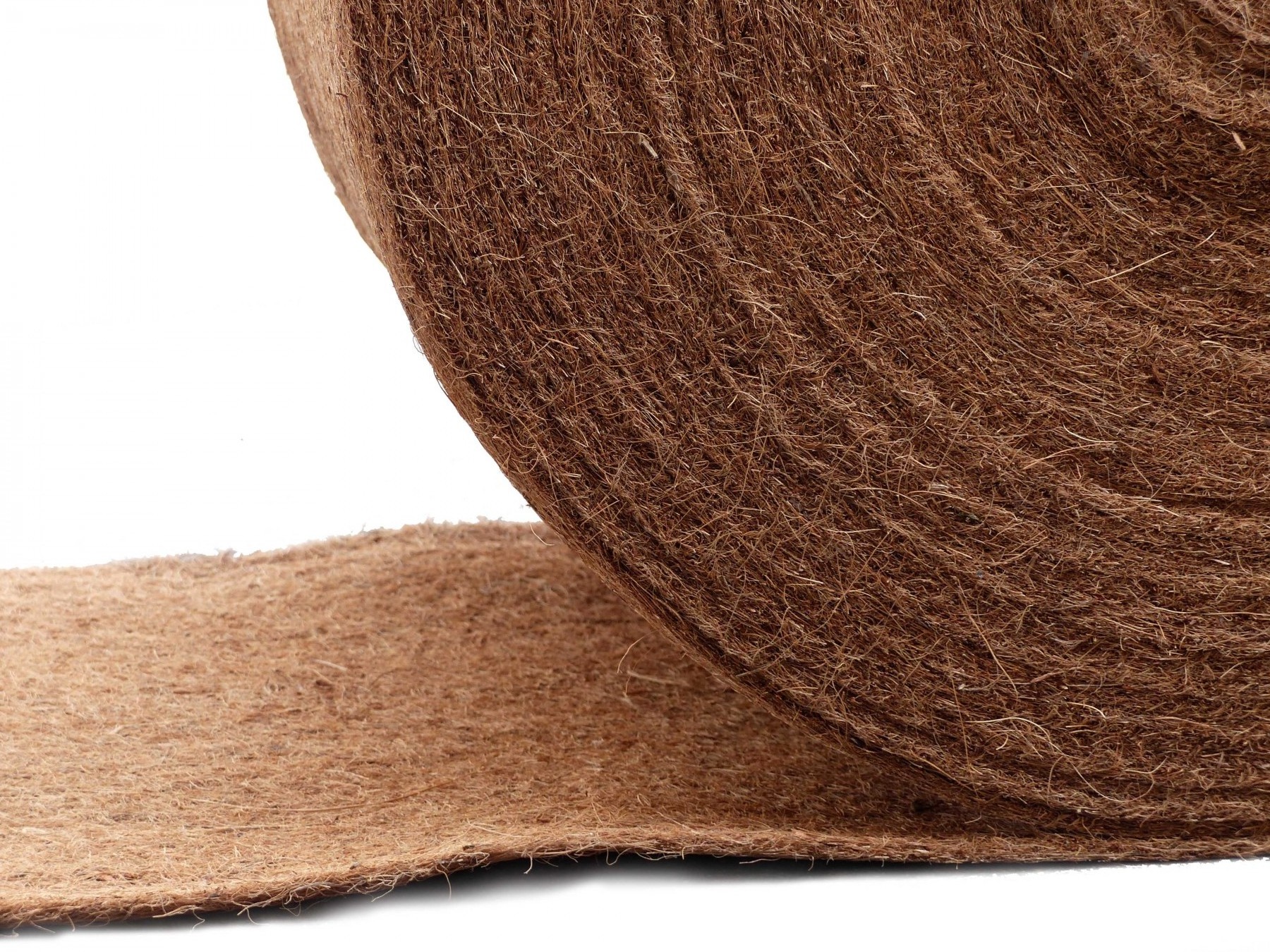 Compostable sustainable coconut fiber mat rolls wholesale coco natural coir sheets bio matting roll