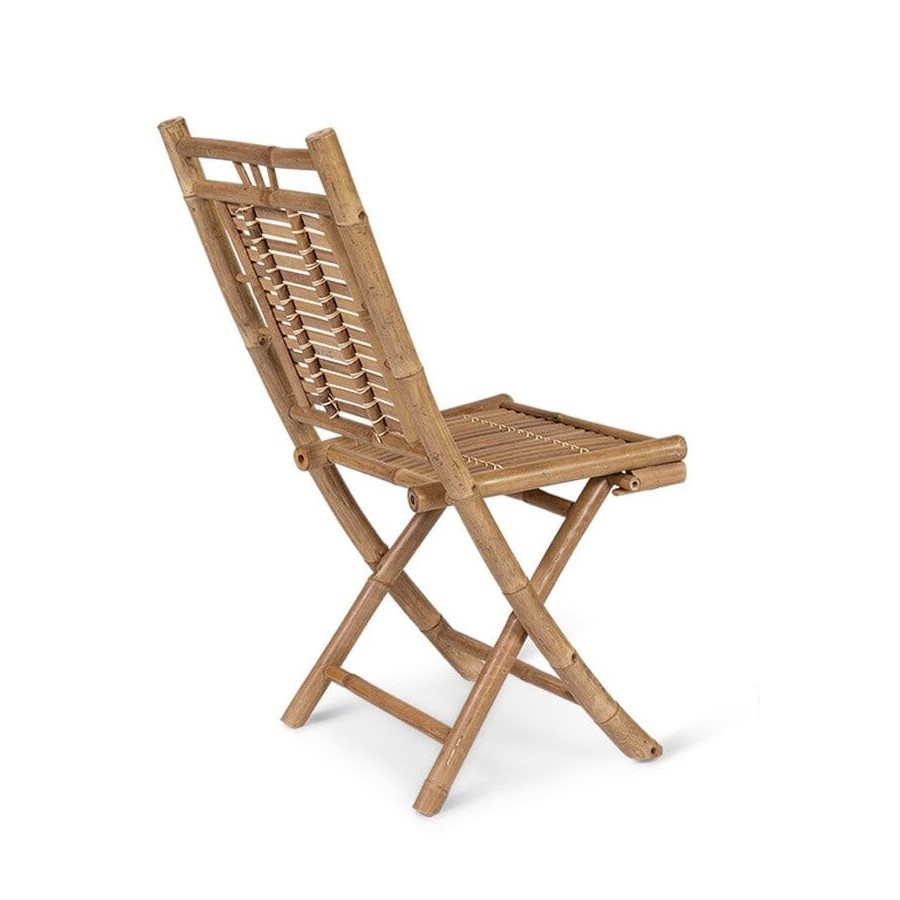 Cheap fold chair outdoor bamboo wood folding chairs natural garden patio backyard furniture