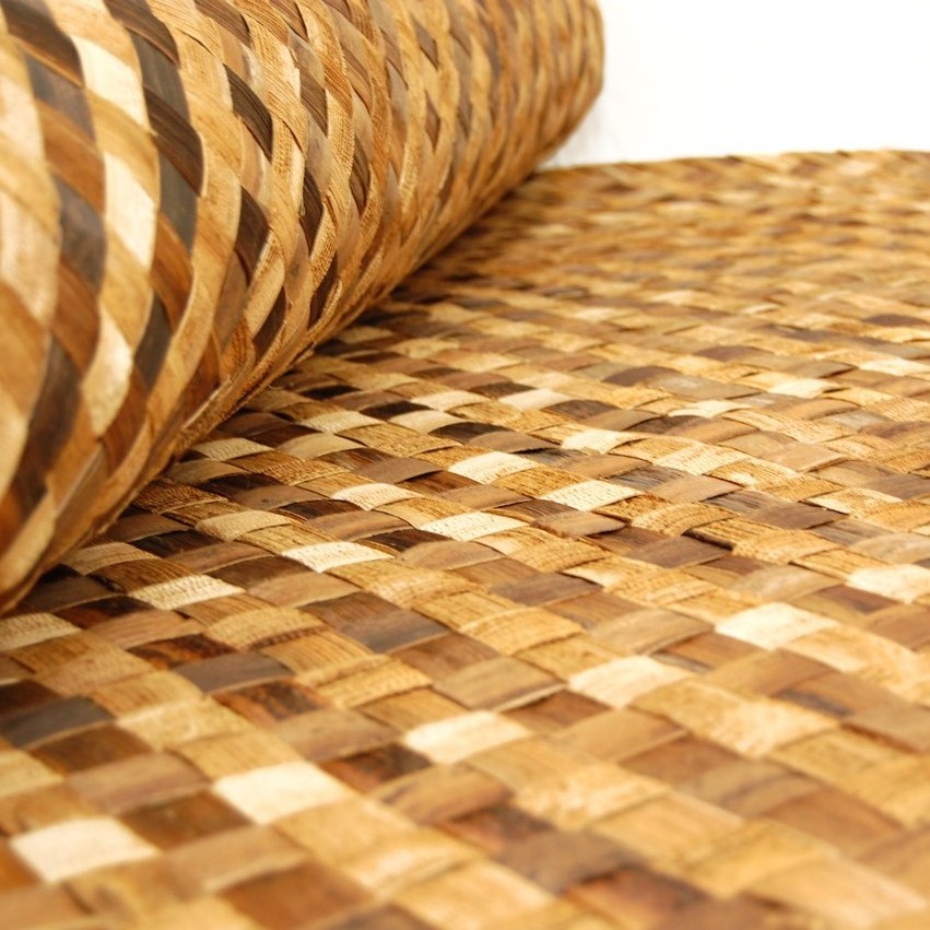 Eco friendly bamboo matting roll set hand woven mat wall ceiling wall plywood veneer sheet best seller