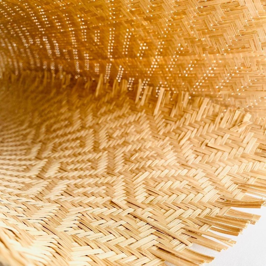 Bamboo weave plywood sheet hand woven bamboo matting sheets for resorts wall and celling made in Vietnam