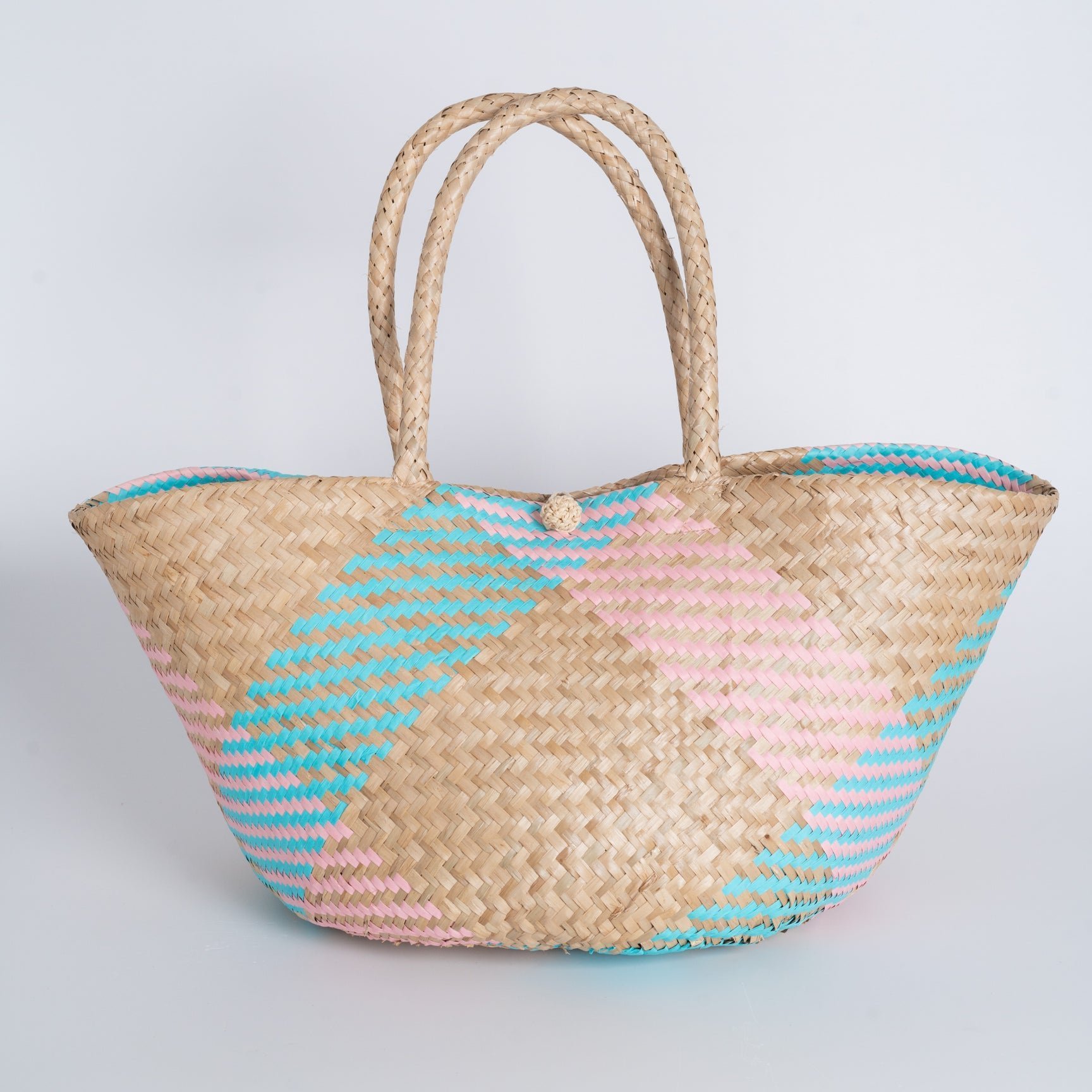 New fashion style beach bag woven straw seagrass bags wholesale handmade in Vietnam ready to ship