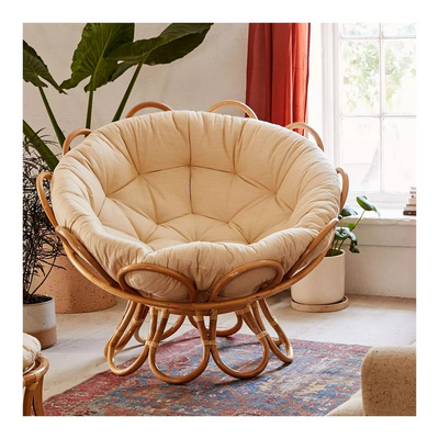 Vietnam handmade premium quality rattan couch papasan chair sofa chairs wholesale living room furniture