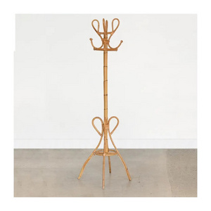 Rattan coat hanger stand wood clothes stand & shoe racks best manufacturer price from Vietnam