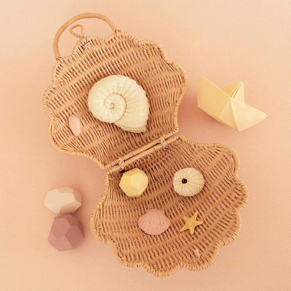 Wholesale rattan kid bags small mini purse for baby kids natural toy baskets woven wicker handbags