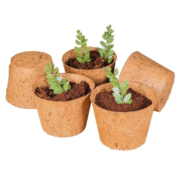 Starter kit seed pot hydroponics equipment seedling mini coconut fiber pots wholesale greenhouse garden planter