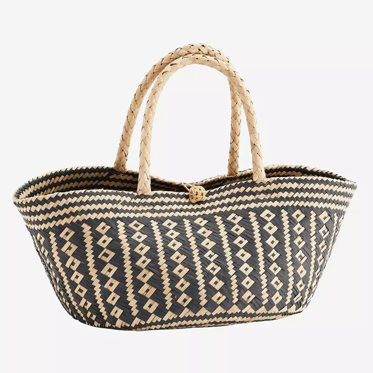 New fashion style beach bag woven straw seagrass bags wholesale handmade in Vietnam ready to ship