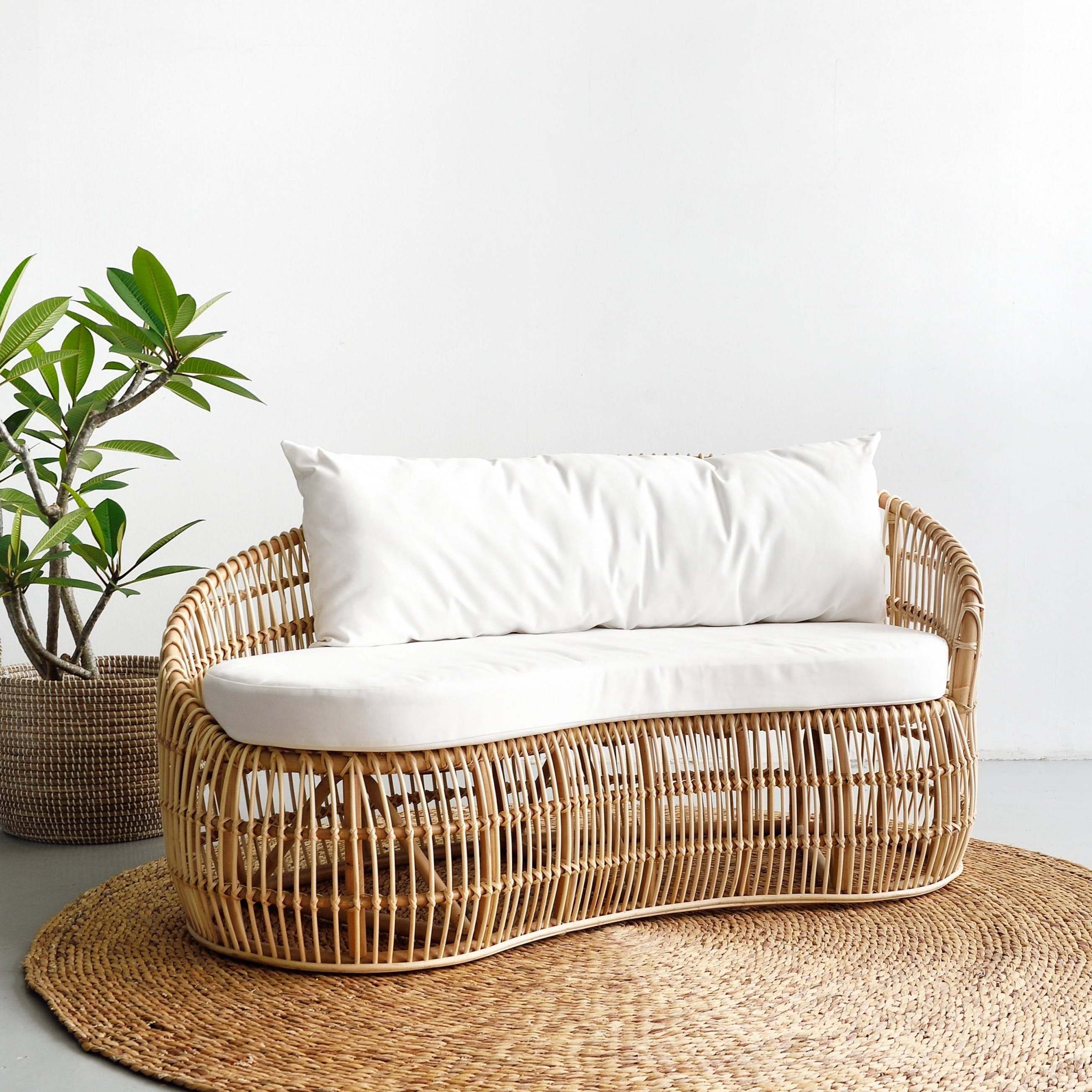 Top quality modern rattan lounge sofa chair luxury living room bedroom sofas direct factory price