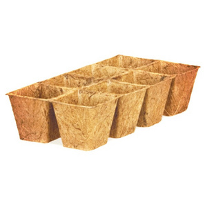 Coconut coir nursery seed starter tray farm garden seedling coco fiber trays wholesale produced in Vietnam