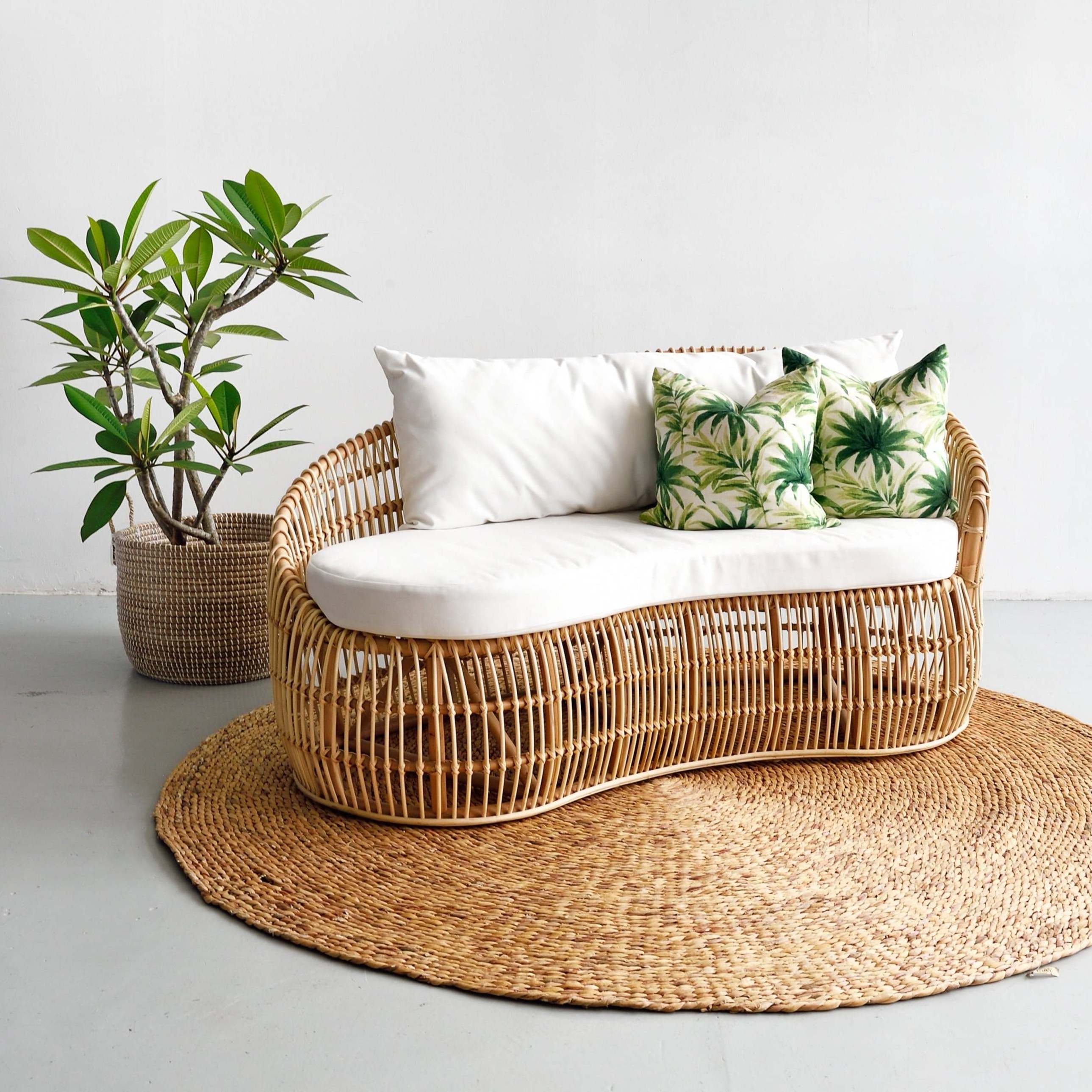 Top quality modern rattan lounge sofa chair luxury living room bedroom sofas direct factory price