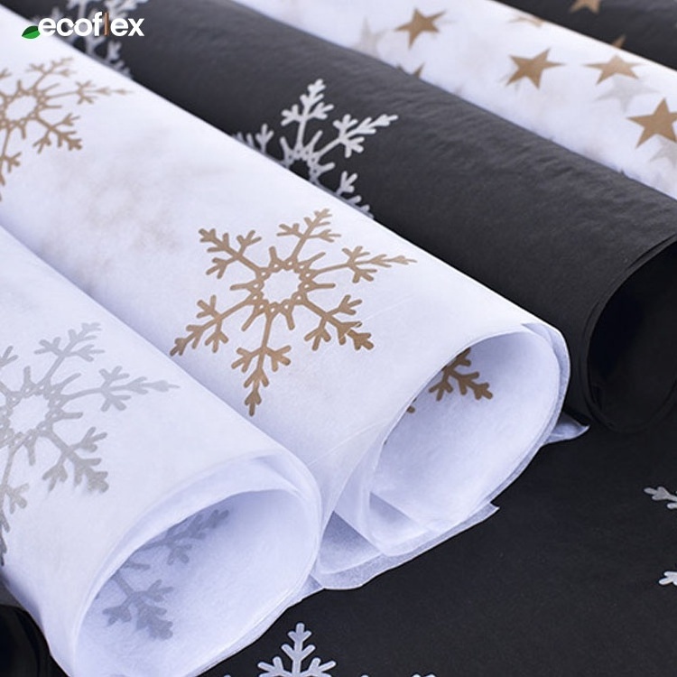 Wholesale Custom Designed Logo Printed Wrapping Tissue Paper For Clothing