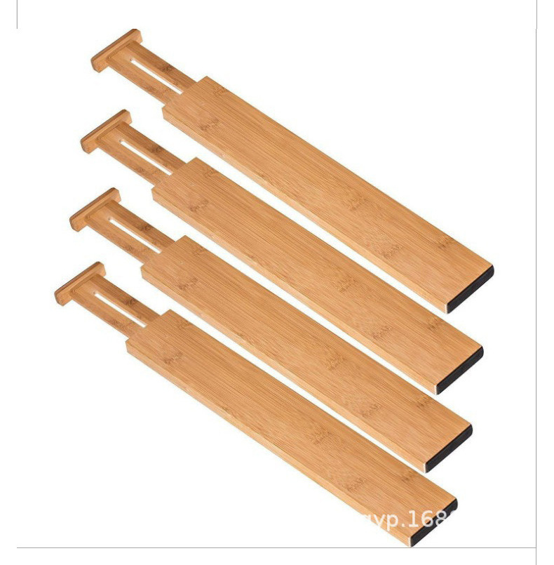 Adjustable Expandable Bamboo Drawer Space Separators Storage Divider Bamboo Drawer Organizers