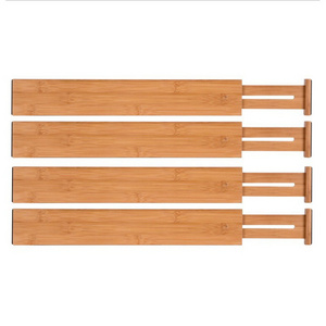 Adjustable Expandable Bamboo Drawer Space Separators Storage Divider Bamboo Drawer Organizers