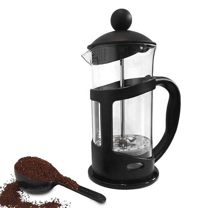 Hot Sale 350/600/800/1000ml Glass Tea Coffee Plunger Travel High Quality French Press