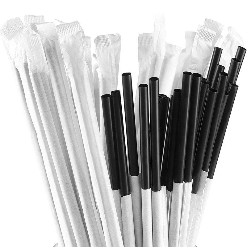 drinking straw environment friendly 12mm 6mm biodegradable PLA plastic PP disposable straws