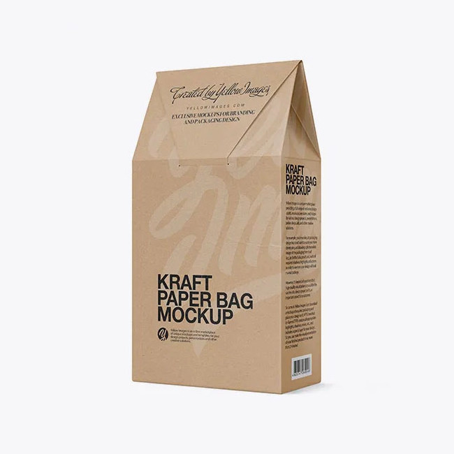 Eco 500g Pouch Zipper Bag Flat Bottom Paper Biodegradable Kraft Packaging Custom Printed Bean Coffee Bags with Valve