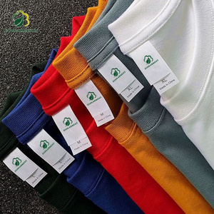 Eco Friendly Clothing Bamboo Fabric Custom Logo Tee Tshirt Oversized Organic Plain Recycled Cotton T-Shirt Men'S T Shirt For Men