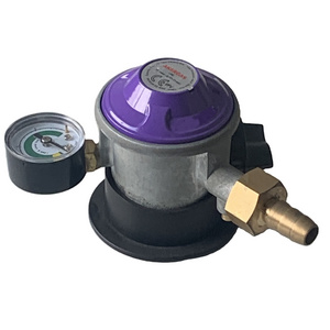 High quality  lpg gas regulator with safety device and gauge