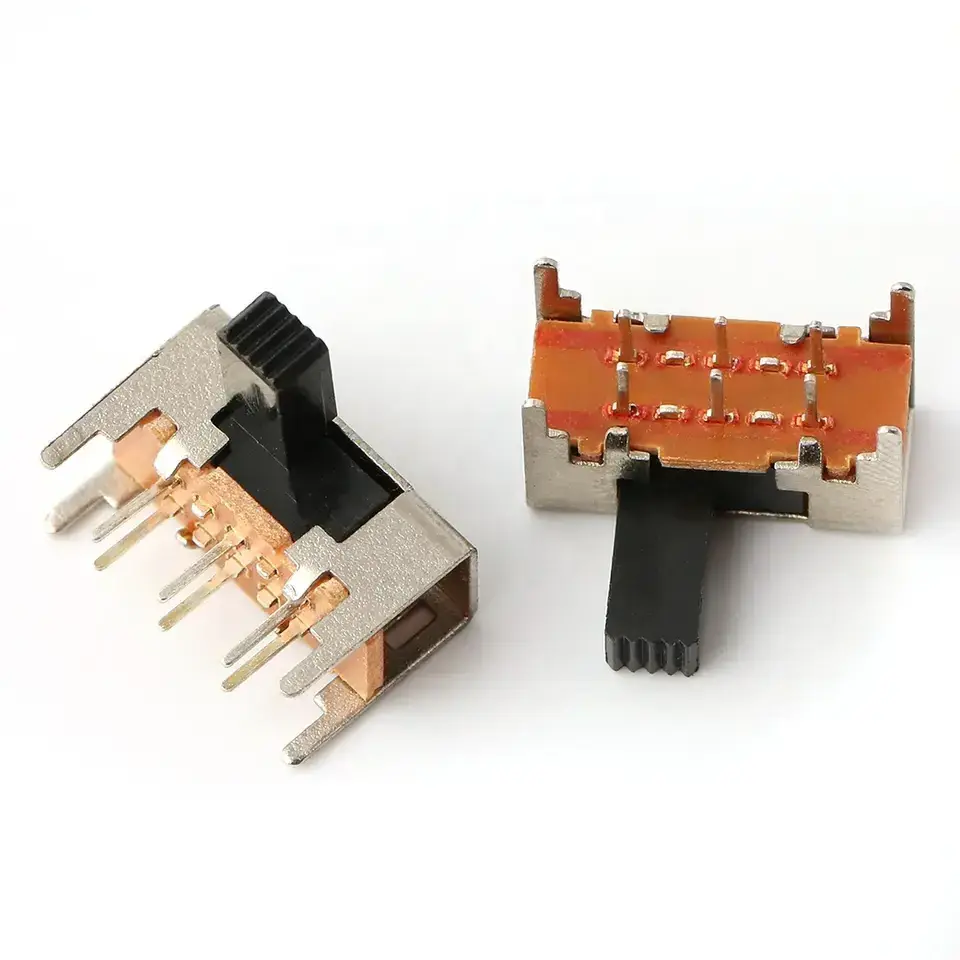 Sk22h02 2p2t Slide On Off Switch 2 Position Through Hole 2 Position Dip Slide Switch