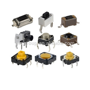 FOXECO Tact Connector Factory Right Angle High Quality Single Push Button Switch ON OFF Position with PCB