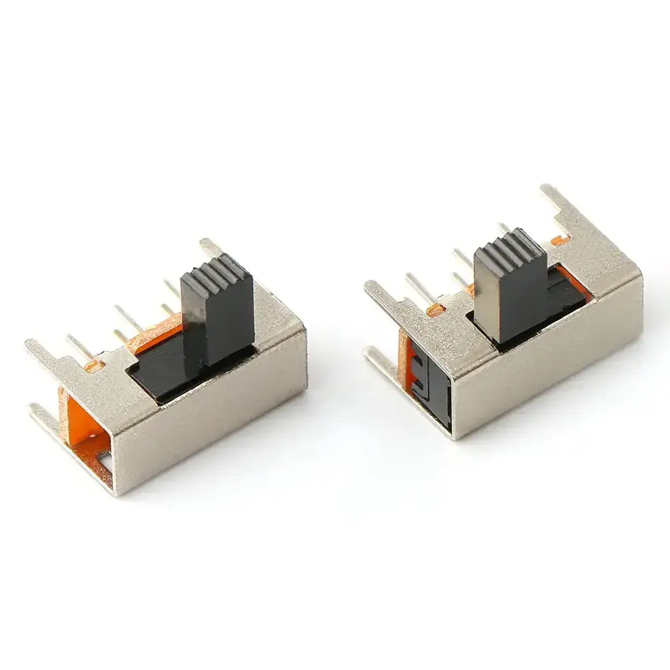 Sk22h02 2p2t Slide On Off Switch 2 Position Through Hole 2 Position Dip Slide Switch