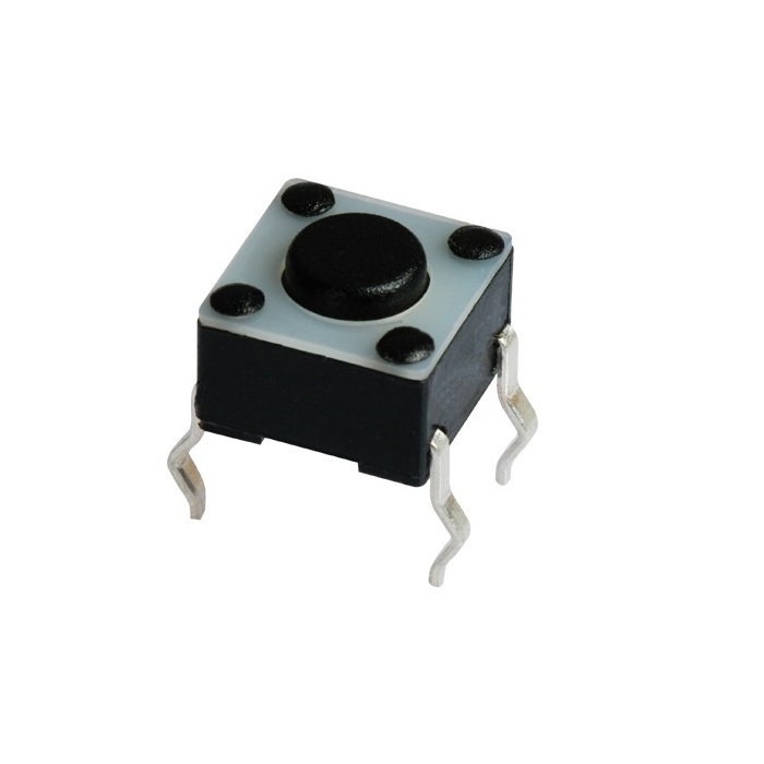 Dongguan electronics products factory 6*6 mm 4 pin dip power tact switch push bottom switch PTS-029