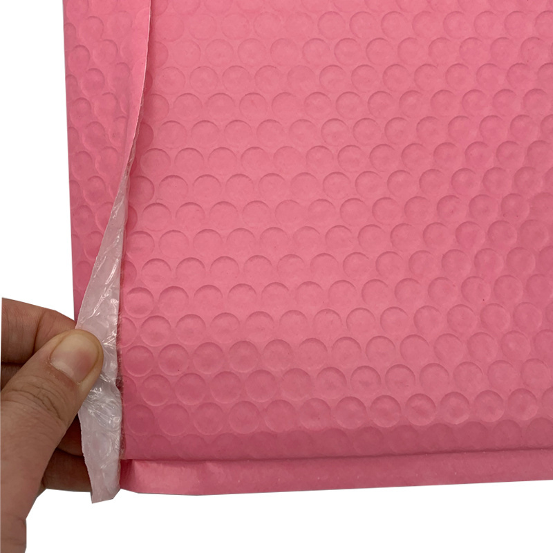 Hot Sale Custom Packaging Bags Padded Envelope Bubble Bags Packaging Delivery Bags Pink Bubble Mailer