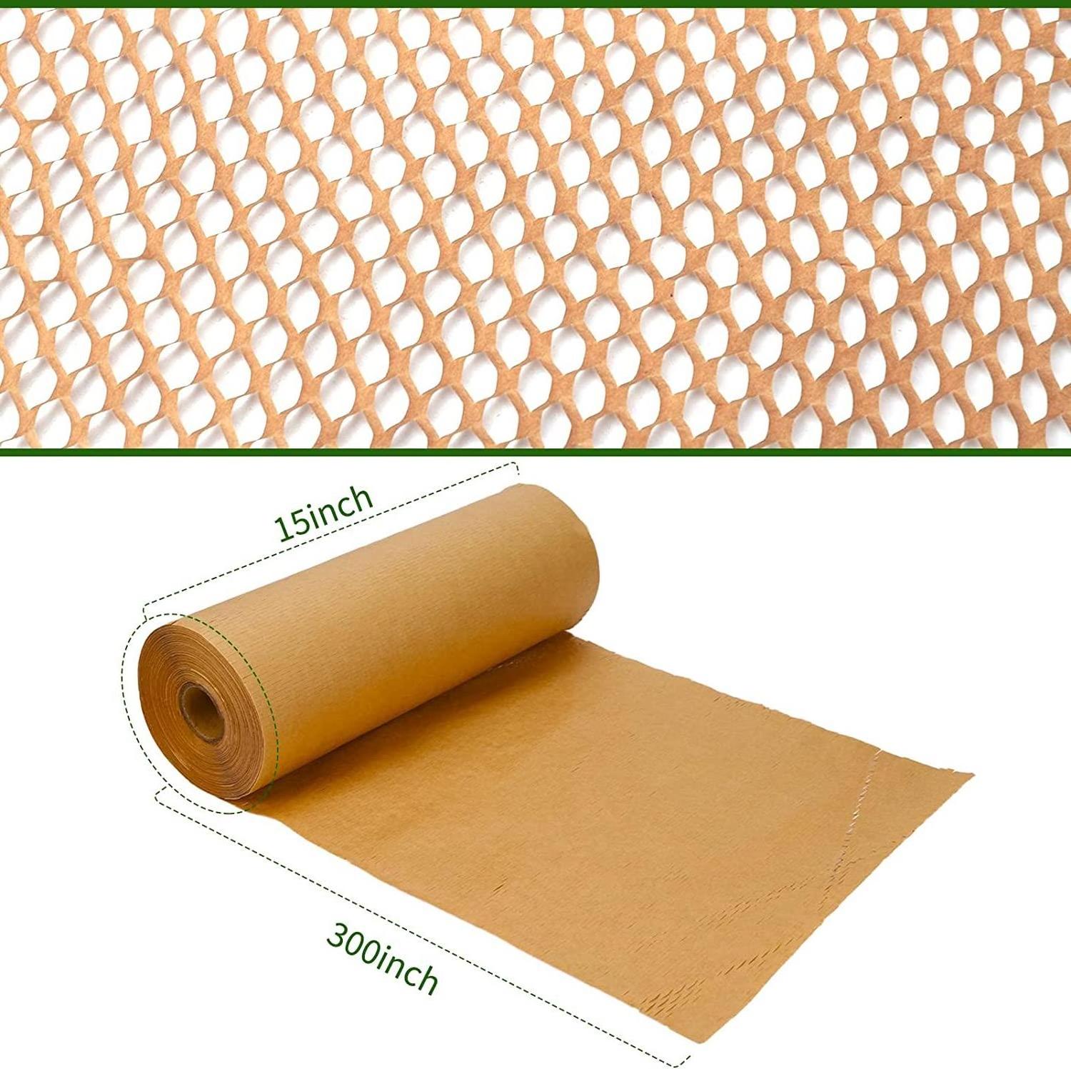 Honeycomb Wrapping Paper Biodegradable Paper Foam Cushioning Packaging Alternatives Recycled Wrapping Paper Wrapping Rolls