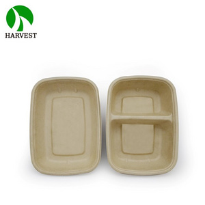 Restaurant Disposable Rectangular To Go Container For Food Packaging