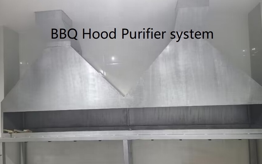 BBQ ESP For Filter Kitchen Smoke Odour Grease Electrostatic Air Cleaner With 8000m3/h Air Pass Oil Mist Collector