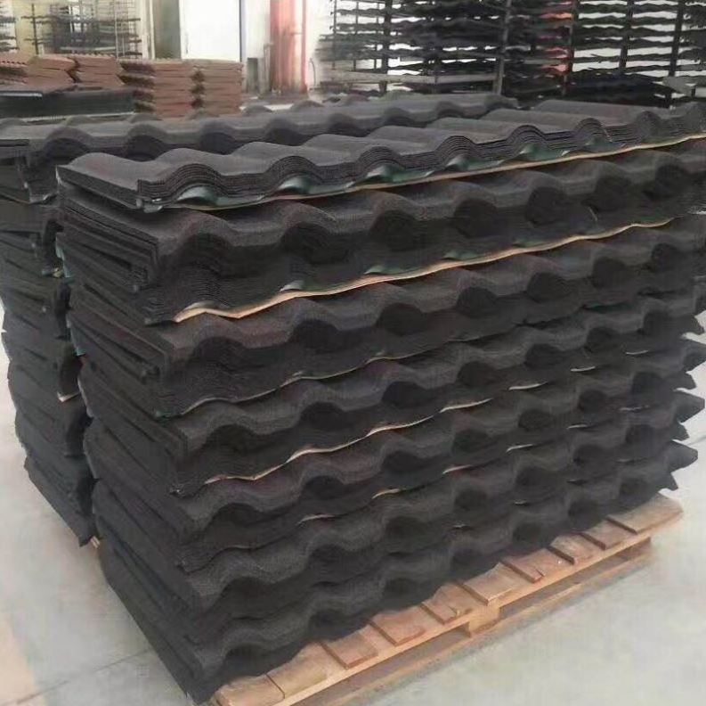 Color Stone Coated Roofing Sheets For Ghana Double Roman Metal Sheet Roof Ridge Tile Prices Manufacturer Shingle