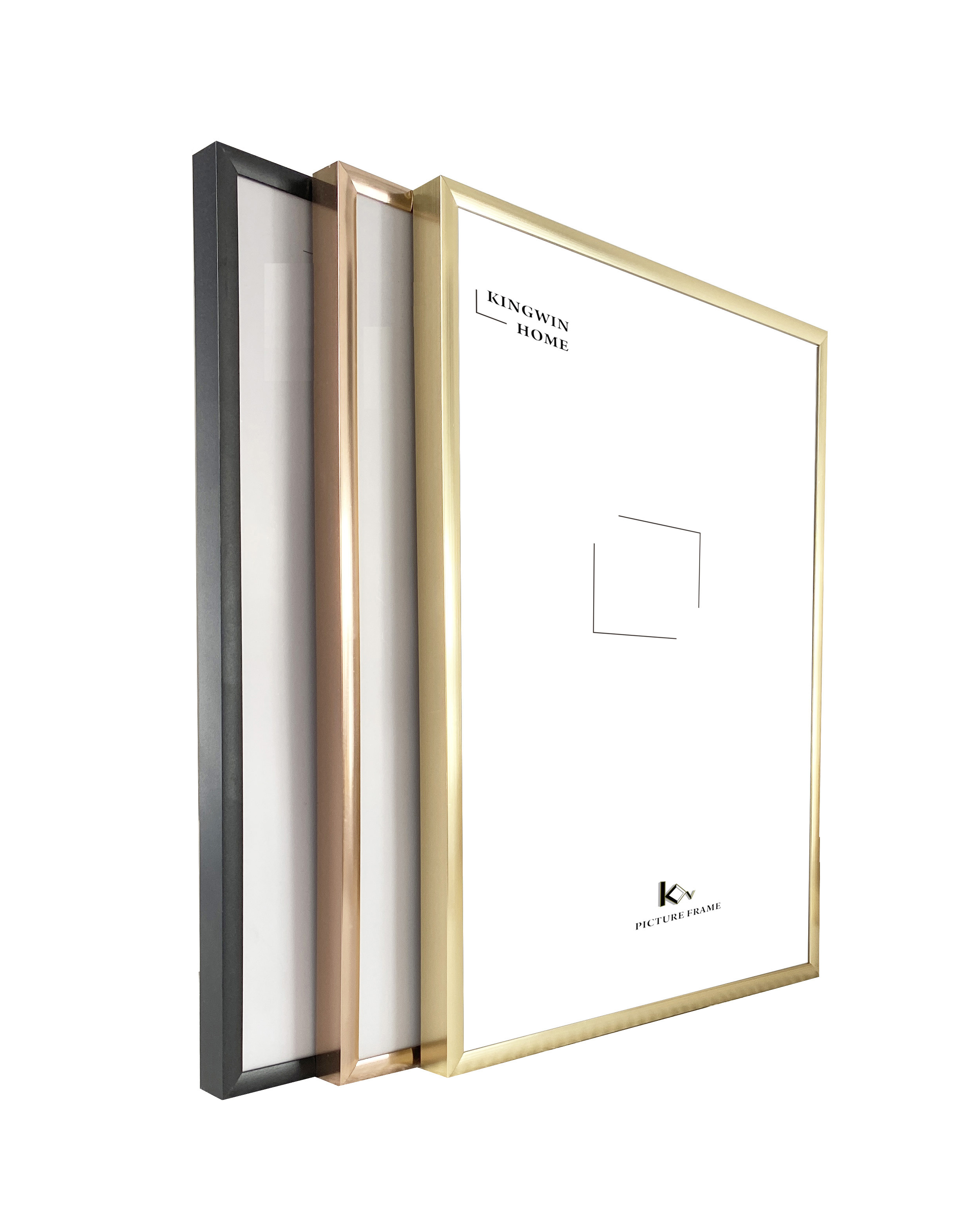 Metal gold certificate frame  display picture frame poster frame