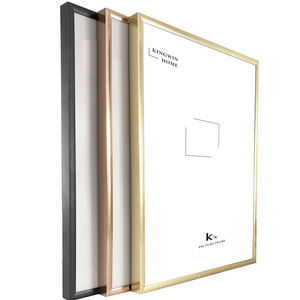 Metal gold certificate frame  display picture frame poster frame