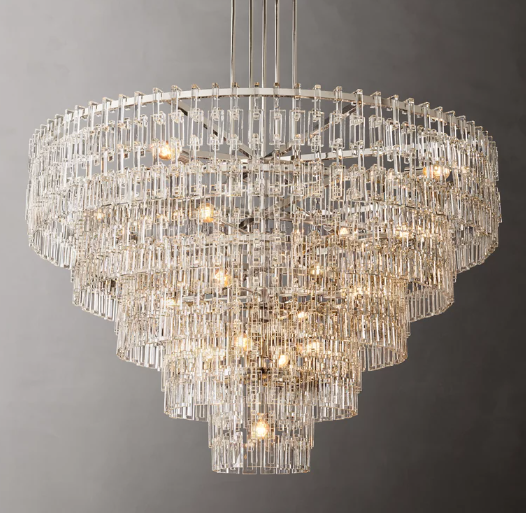 Modern Luxury Chandelier Manufacturer Rectangle Crystal Chandelier Led Hanging Lights For Home Wholesale Chandeliers