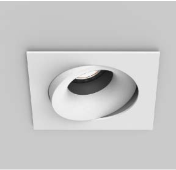 ECOJAS A1391 Square Adjustable Recessed downlight halogen lighting fixture downlight Indoor Fixture