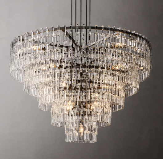 Modern New Design Indoor Living Room Lighting Fixture Modern Minimalist Style  Crystal Chandeliers For Living Room