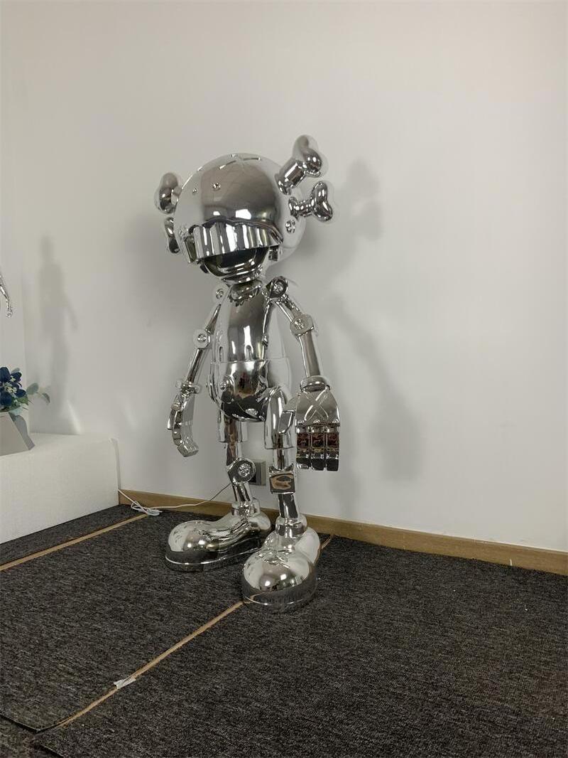 Modern Creative Living Room Decorations Resin Tide Playmechanical Bearmodel Bearbrick Statue