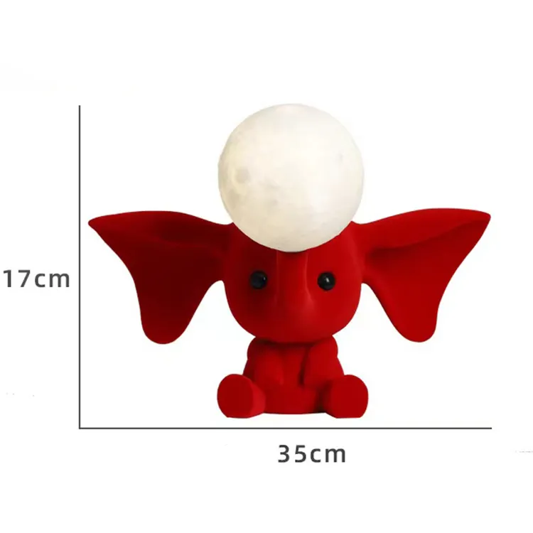 Wholesale Creative Table Lamp Decorative Elephant Shape Light Led Table Light for Bedroom Livingroom