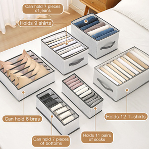 closet washable wardrobe drawer organizer for clothes jeans underwear storage box