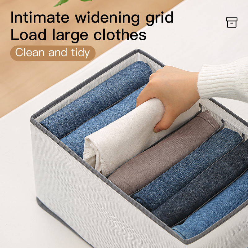 closet washable wardrobe drawer organizer for clothes jeans underwear storage box