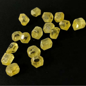 Manufacture HPHT/CVD Yellow fancy synthetic good quality rough diamond for sale 1.0-1.5ct