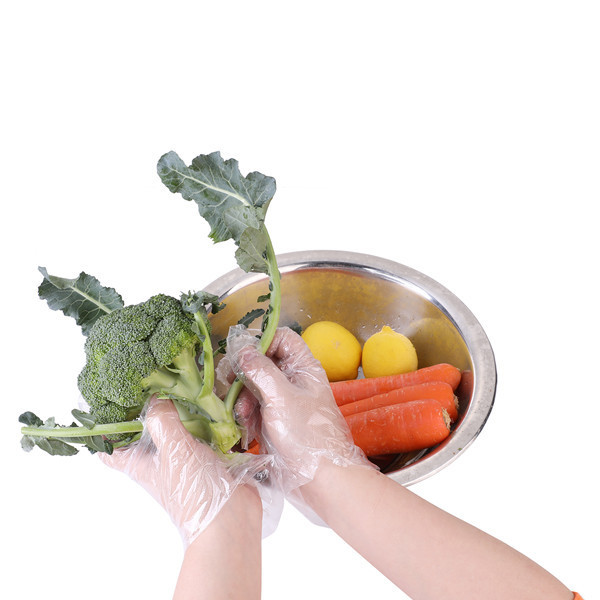 food grade disposable poly hdpe hand gloves single use hdpe glove