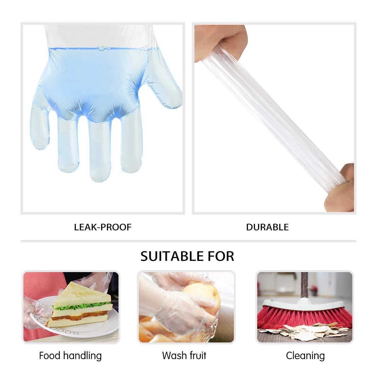 food grade disposable poly hdpe hand gloves single use hdpe glove