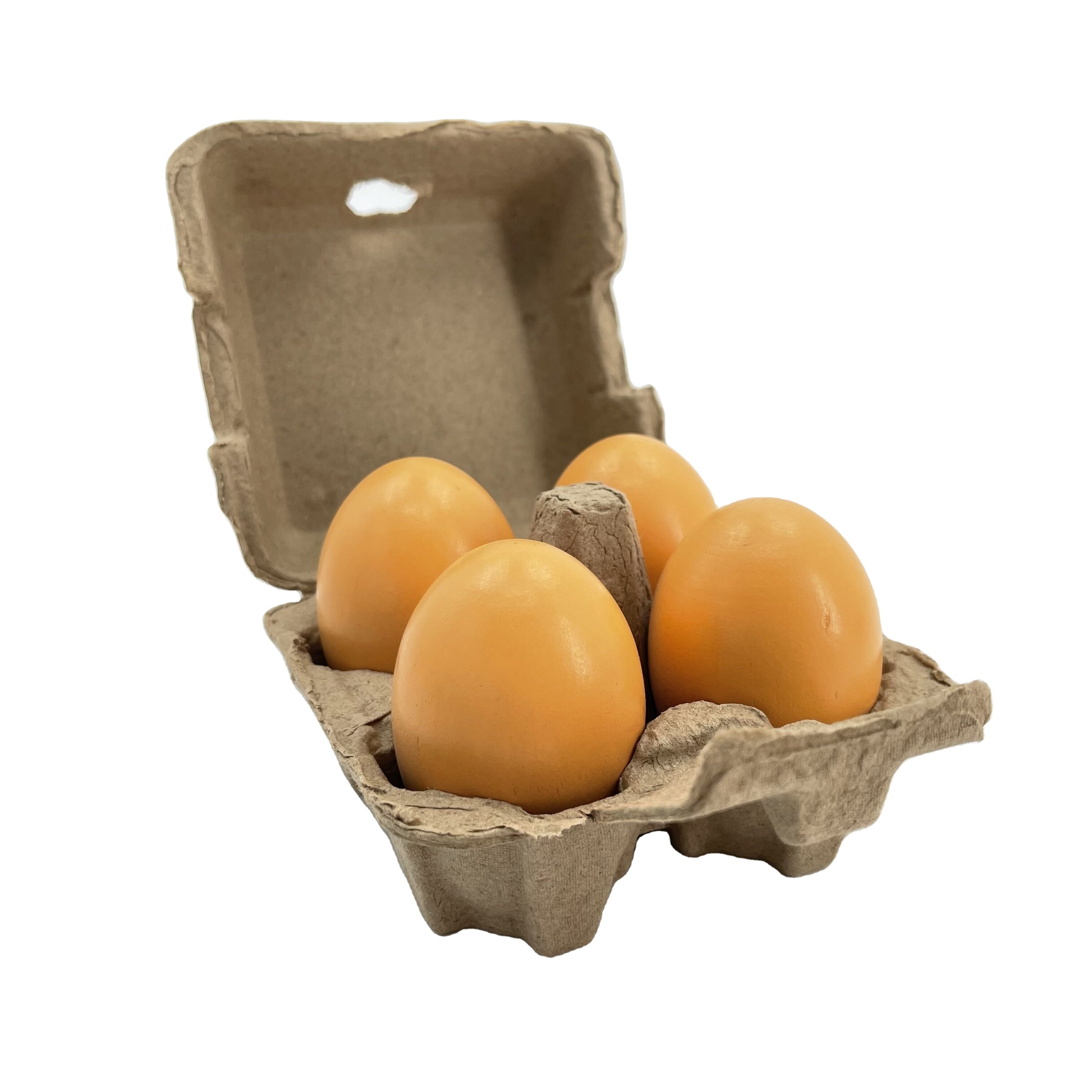 Disposable compostable eggs packaging 4/ 6 /8/ 10/ 12 cells paper egg tray egg cartons