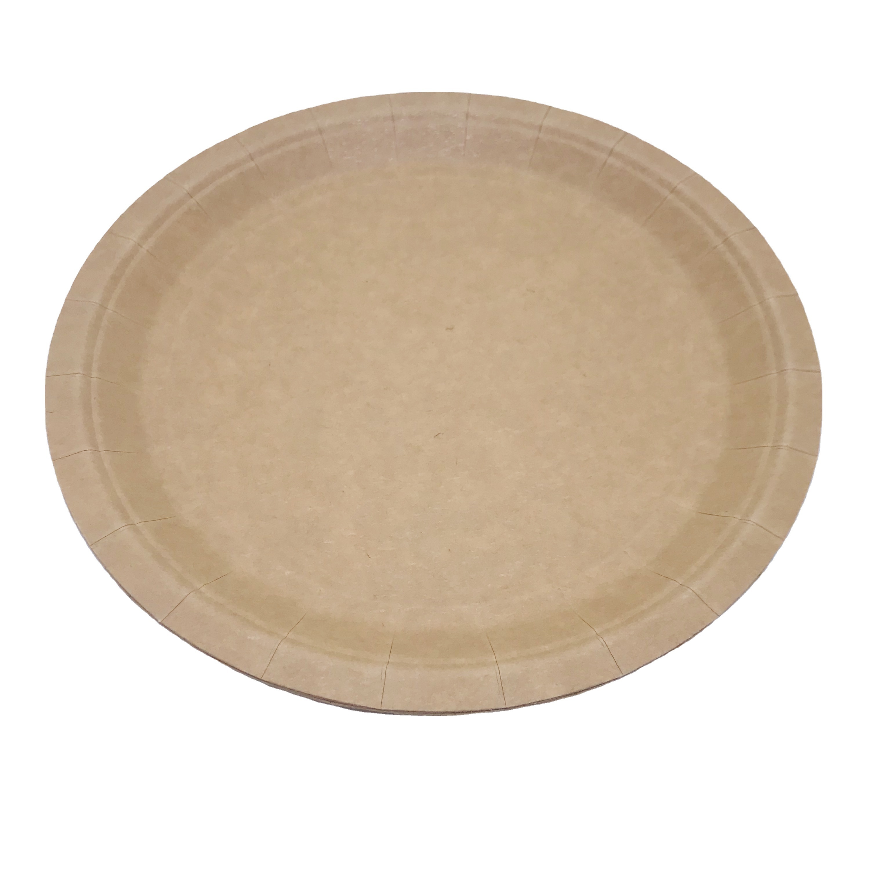 Disposable Paper Plate Strong Dish Round Square Kraft Paper Plates for Party Supply