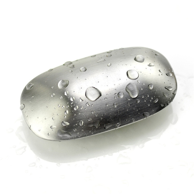 Stainless Steel Soap Shape Deodorize Smell from Hands Retail Eliminating Kitchen Bar Bathroom Soap Useful Tools