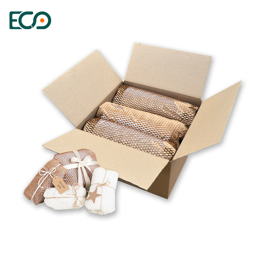 Wholesale Shockproof  Factory Price Honeycomb Roll  Packaging Paper wrap with Making Machine