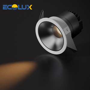 Ecolux Gimbal Downlight Adjustable COB Ceiling Light 10W 15W 24W 30W 40W 50W Dimmable Wall Washer Recessed LED Spot Down Light