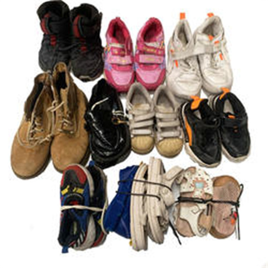 Wholesale Second Hand Shoes Factory Used Children Mixed Shoes In Bales For Sale