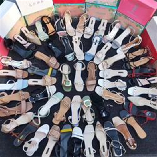 bulk stock used nice sandals shoes women high quality